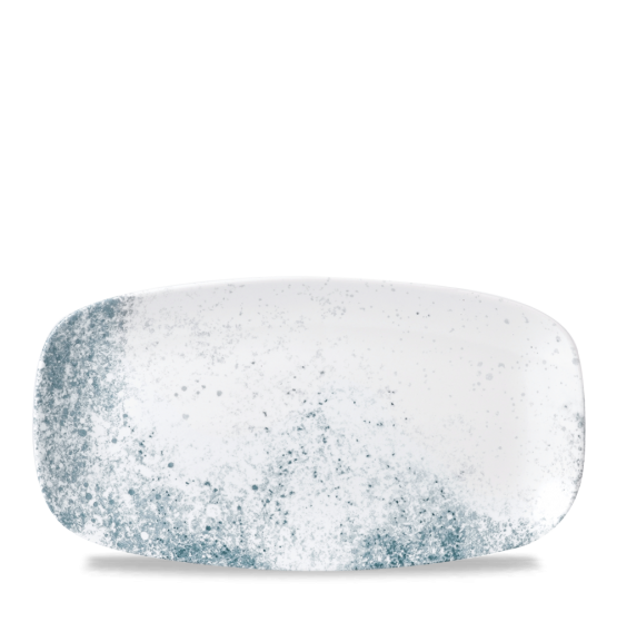 Haze Blue Chefs' Oblong Plate No 3